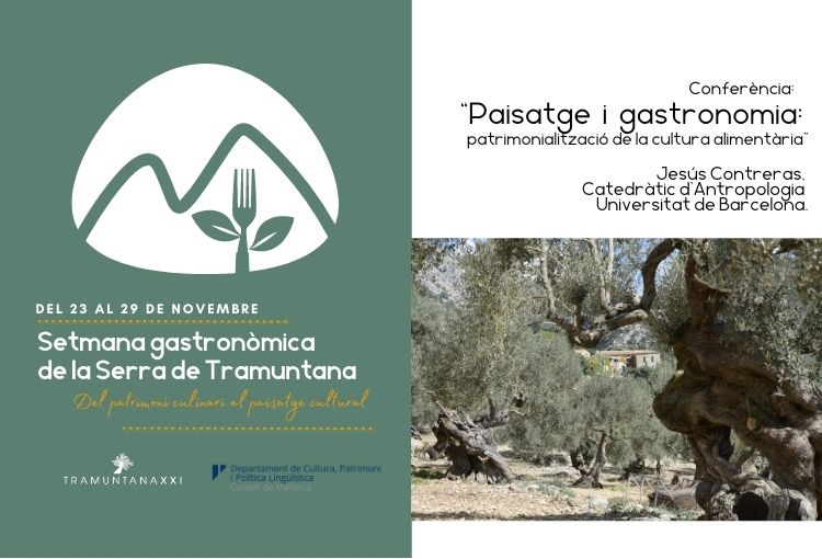 Conferència “Paisatge i gastronomia: patrimonialització de la cultura alimentària”