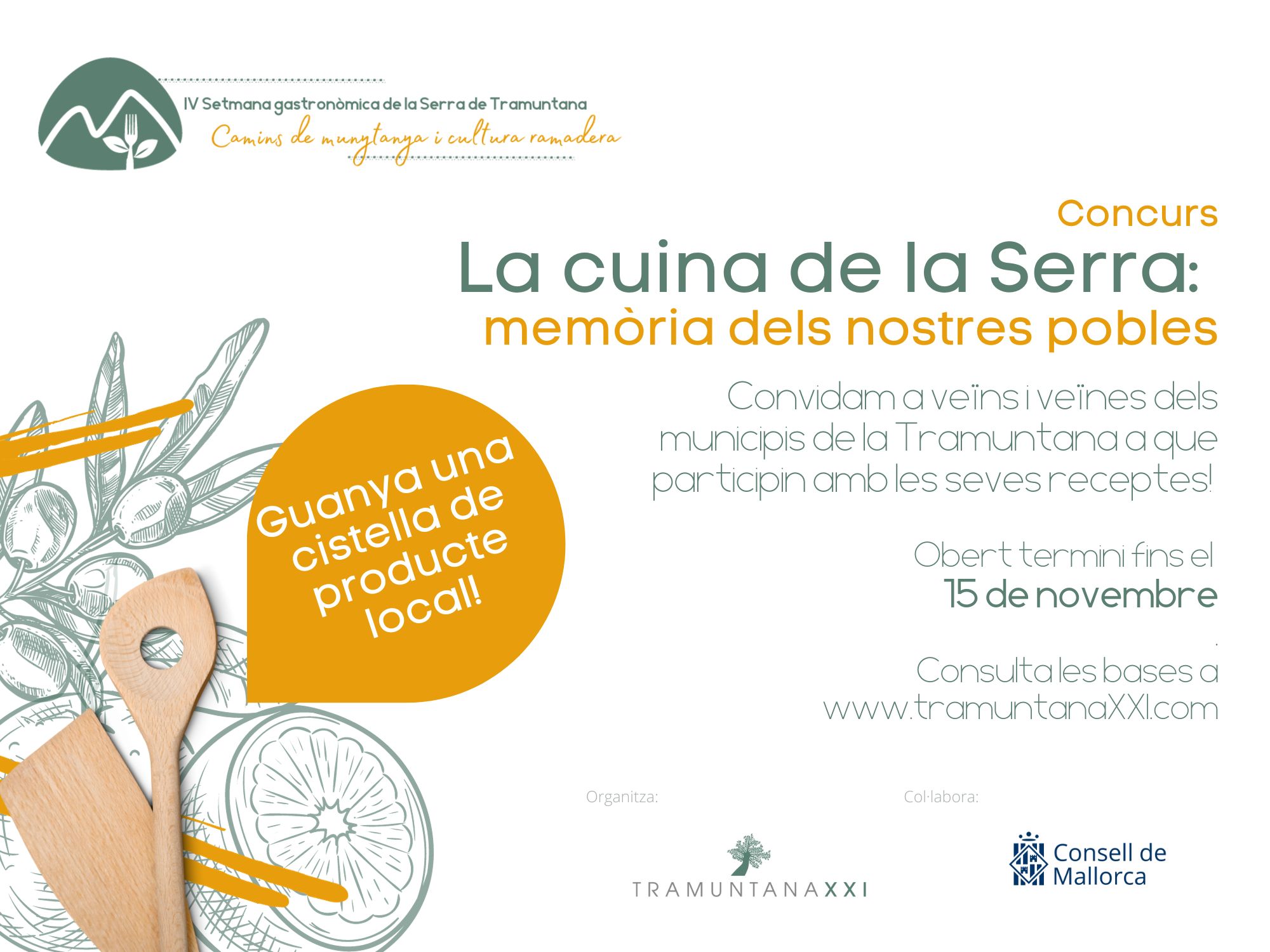 Arriba una nova edició del concurs “La cuina de la Serra”